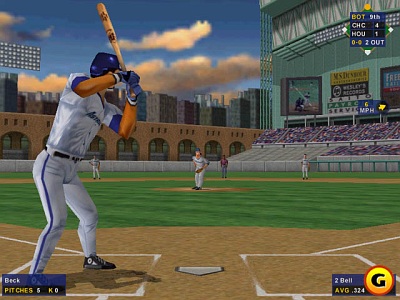 Screen High Heat Baseball 2000