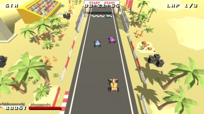 Screen ze hry Formula Bit Racing