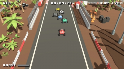 Screen ze hry Formula Bit Racing