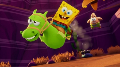 Screen ze hry SpongeBob SquarePants: The Cosmic Shake