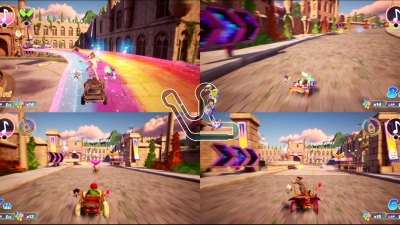 Screen ze hry DreamWorks All-Star Kart Racing