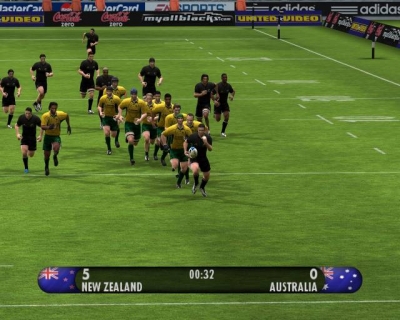 Screen ze hry Rugby 08