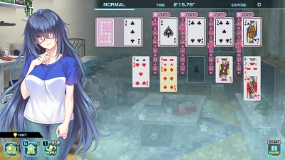Screen ze hry Pretty Girls Four Kings Solitaire
