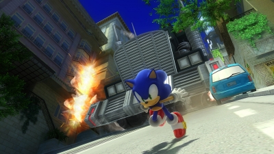 Screen ze hry Sonic X Shadow Generations