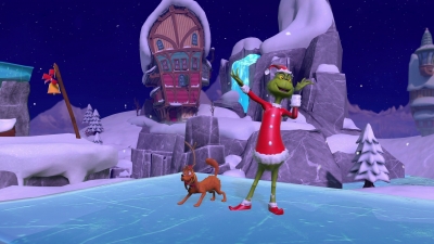 Screen ze hry The Grinch: Christmas Adventures
