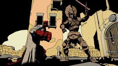 Screen ze hry Hellboy Web of Wyrd