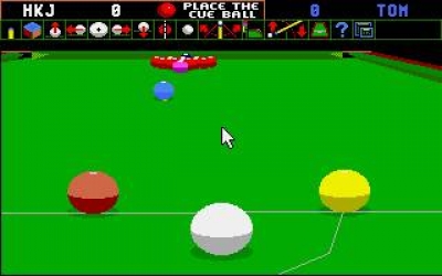 Screen ze hry Jimmy Whites Whirlwind Snooker