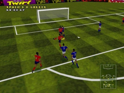 Screen ze hry Actua Soccer