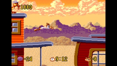 Screen ze hry Bubsy in: The Purrfect Collection