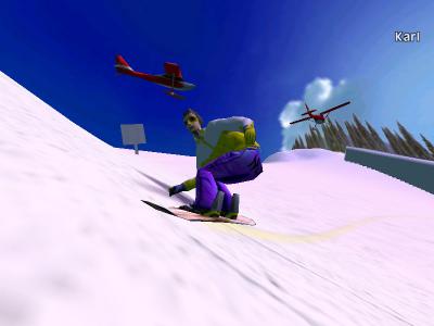 Screen ze hry Supreme Snowboarding