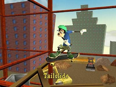 Screen ze hry Disneys Extremely Goofy Skateboarding