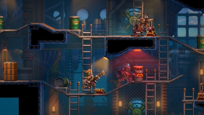 Screen ze hry SteamWorld Heist II