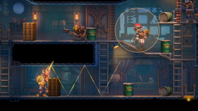 Screen ze hry SteamWorld Heist II