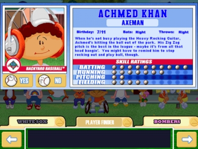 Screen ze hry Backyard Baseball 2003