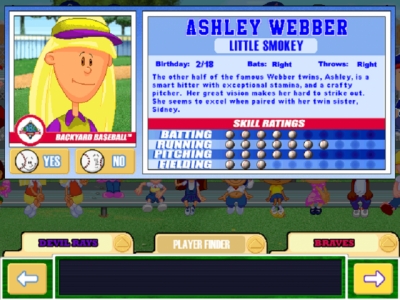 Screen ze hry Backyard Baseball 2003