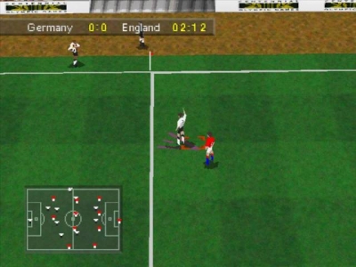 Screen ze hry Olympic Soccer