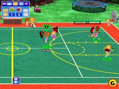 Screen Backyard Basketball