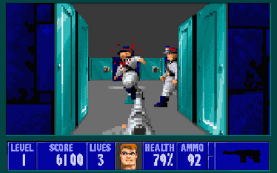 Screen ze hry Wolfenstein 3-D