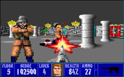 Screen ze hry Wolfenstein 3-D