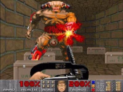 Screen ze hry Doom II