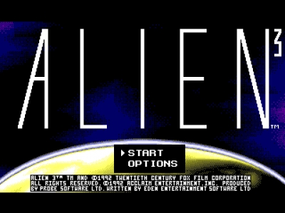 Screen ze hry Alien