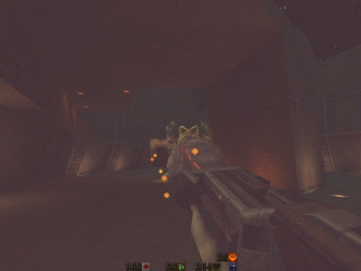 Screen ze hry Quake II Mission Pack: The Reckoning