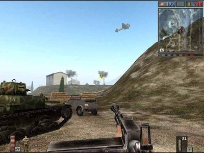 Screen ze hry Battlefield 1942: The Road to Rome