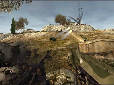 Screen ze hry Battlefield 1942: The Road to Rome