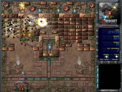 Screen ze hry Ricochet: Lost Worlds