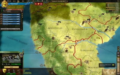 Screen ze hry Europa Universalis III: In Nomine