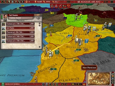 Screen Europa Universalis: Rome