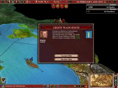 Screen Europa Universalis: Rome