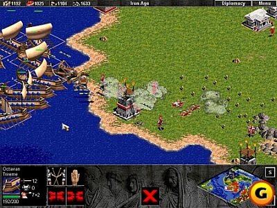 Screen Age of Empires: The Rise of Rome