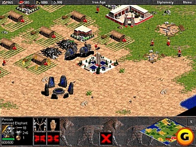 Screen Age of Empires: The Rise of Rome