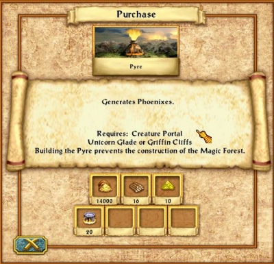 Screen ze hry Heroes of Might and Magic IV