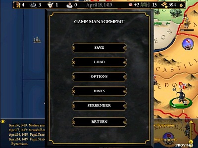 Screen Europa Universalis II