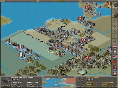 Screen Strategic Command 2: Blitzkrieg