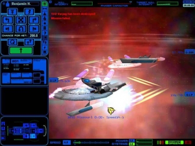 Screen ze hry Star Trek: Starfleet Command