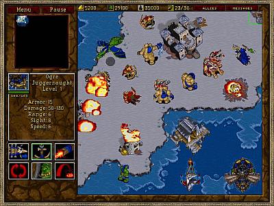 Screen ze hry Warcraft II: Battle.net Edition