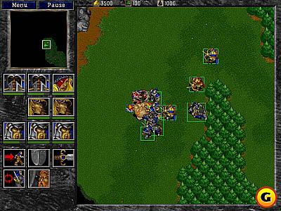 Screen ze hry Warcraft II: Battle.net Edition