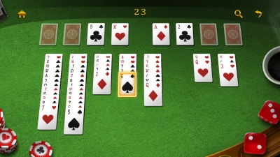 Screen ze hry Solitaire