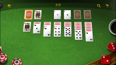 Screen ze hry Solitaire