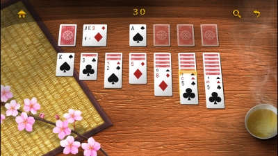 Screen ze hry Solitaire