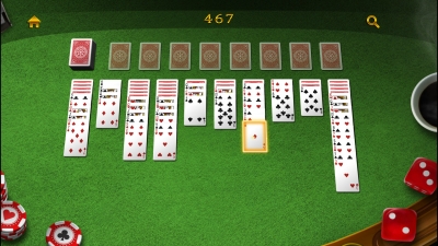 Screen ze hry Solitaire