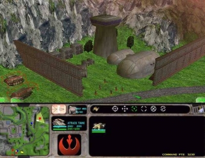 Screen ze hry Star Wars: Force Commander