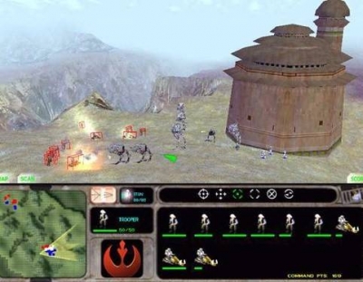 Screen ze hry Star Wars: Force Commander