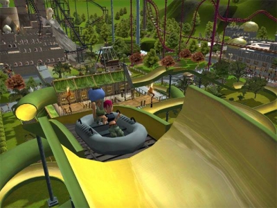 Screen ze hry RollerCoaster Tycoon 3