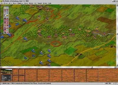 Screen ze hry Battleground 2: Gettysburg