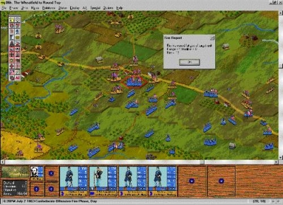 Screen ze hry Battleground 2: Gettysburg