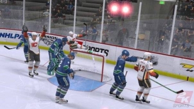 Screen ze hry NHL 2K9